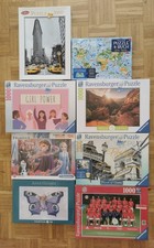 Puzzle Paket 8 Stück Ravensburger größtenteils neu & eingeschweißt 