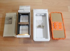 Siedle MR 512-0 Montagerahmen mit KR 512-0 Kombirrahmen und GU 512-0 Weiß NEU