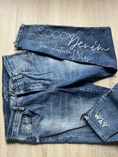 Soccx jeans schwarz damen - jeans,