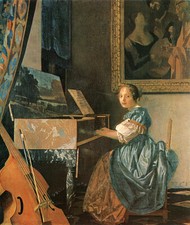 Dame am Spinett Vermeer