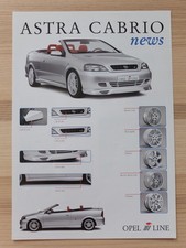 OPEL ASTRA G CABRIO NEWS OPEL