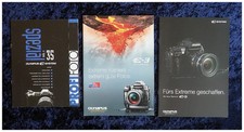 Olympus E-1, Olympus E-3 und Olympus E-5 Prospekte, sehr gut erhalten