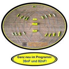 Kondensator axial 630V 1 1,5 2,2 3,3 4,7 6,8 10 15 22 33 47 68 82 100 220 470nF