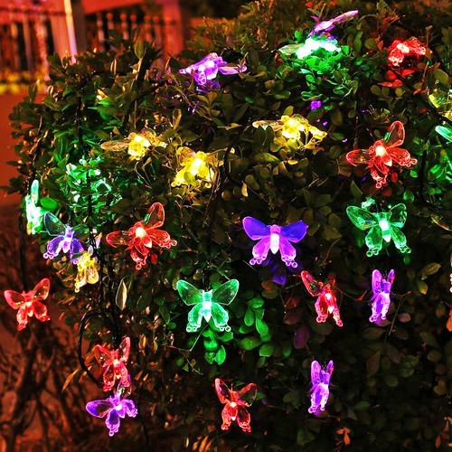 Solar led schmetterling - 5m,