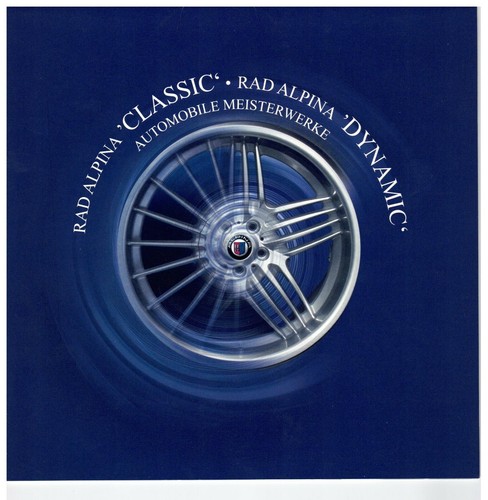 Prospekt original rad - original, alpina
