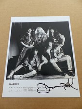 WARLOCK Doro Pesch signed