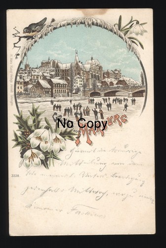 2713 winterlitho marburg - #2713, ak