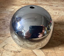Lampenschirm Kugel Chrom Ø