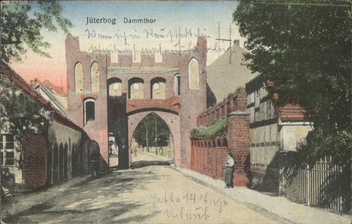 Jueterbog dammtor feldpost - jueterbog,