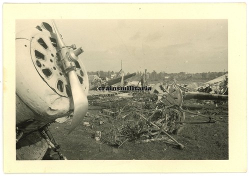 Orig foto flugzeug wrack - foto,