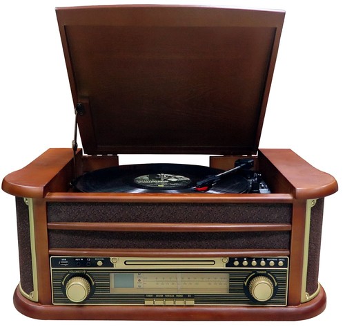 Nostalgie holz musikanlage - holz,