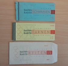 1936 Olympia Dauerkarte Leer