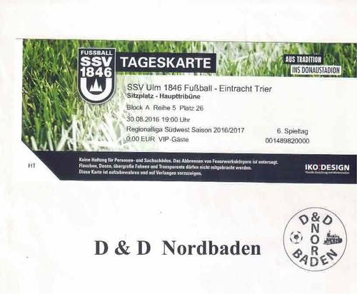 Ticket eintrittskarte - /,