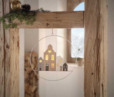 LED Deko Hänger "Häuser" aus