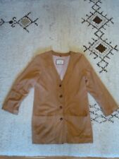 Damen Ziegenvelour-Leder Jacke Gr. 38