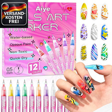 Farben nagellackstifte set - 12-farben,