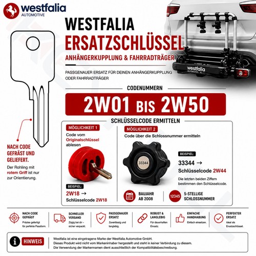 Westfalia schlüssel - westfalia,