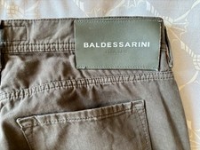 BALDESSARINI Hose Chino Jeans Gr. 34 X 32 Braun Baumwolle gebraucht