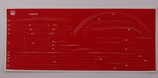 Pocher ferrari aufkleber - 1:8,