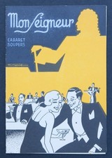 Werbung CABARET MON SEIGNEUR