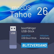 macOS 26 Tahoe Mac OS Bootstick 32GB USB - Installer -Update - Blitzversand