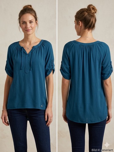 Cecil bluse tunika - cecil, blau