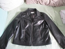 Damen - KUNSTLEDER JACKE schwarz Gr. 38 - RITA PFEFFINGER HSE24 weich NEUWERTIG