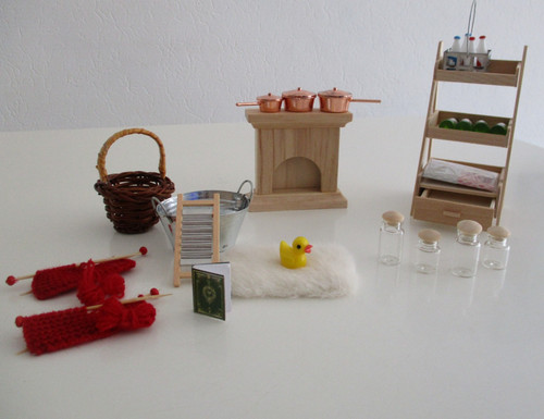 Wichteltür set küche bad - &,