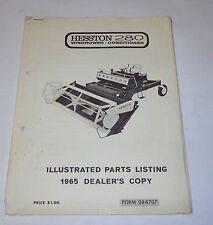 Teilekatalog / Parts List Schwader / Windrower Hesston 280, Stand 1965