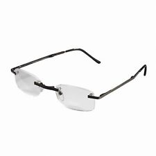 Hama Lesebrille Lesehilfe faltbar mit Etui Herren Damen Sehhilfe Metall +3,0 dpt