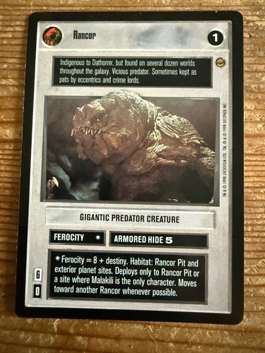 Star wars ccg - star, (jabba‘s
