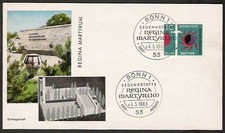 Deutschland 1963 Ersttagsbrief Regina Martyrum Bonn PMK
