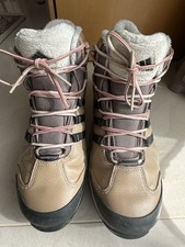 Adidas Clima Proof Winterstiefel Größe 40 UK 6 Beige/ Schwarz Gebraucht Gut !