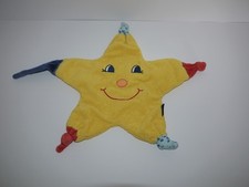 Süß! Sterntaler Stern gelb Gesicht groß Kuscheltuch Schmusetuch Schnuffeltuch