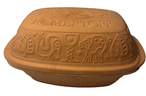 Vintage romertopf clay - qt,