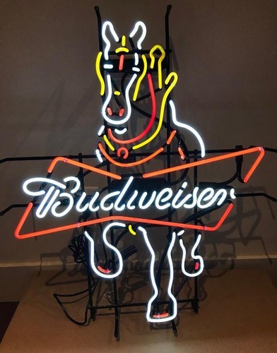 Bvd pferd 60cm glas neonschild - pferd,