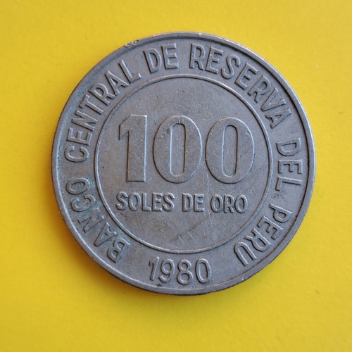 100 soles oro münze aus - oro,