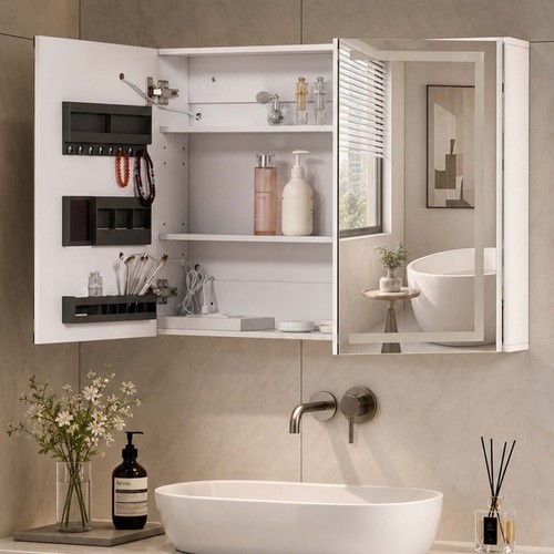 Led spiegelschrank bad - spiegelschrank,