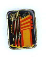 NADELDOSE "SEM Nadeln" , -leer- Needle-tin, Grammophon 78rpm D341