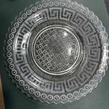 Pressglas Teller Klarglas 