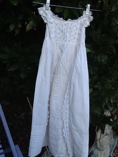 Vintage taufkleid weiß - vintage,