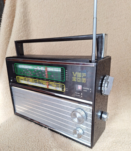 Retro radio vef 206 - radio, vef-206