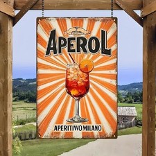 Blechschild Aperol Cocktail