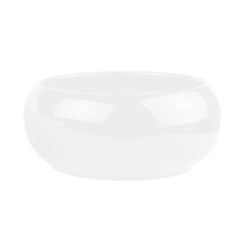 Keramik Übertopf Schale rund Pflanzschale Vase Blumentopf D 23,5 cm weiss