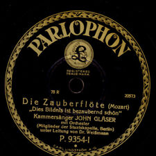 JOHN GLÄSER -Tenor- Mozart: Zauberflöte Bildnis Arie  /  "Evangelimann"  G4214