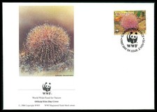 ALDERNEY FDC FAUNA SEEIGEL SEA URCHIN OFFIZ. SCHMUCK-ERSTTAGSBRIEF WWF ba74