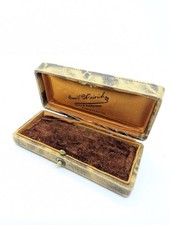 alte Brosche Anhänger Etui Schatulle Schmuckdose Schmuckschachtel 1930-50