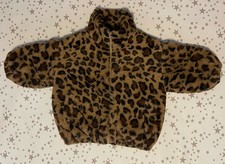 Teddy Jacke/ Leoparden Muster/