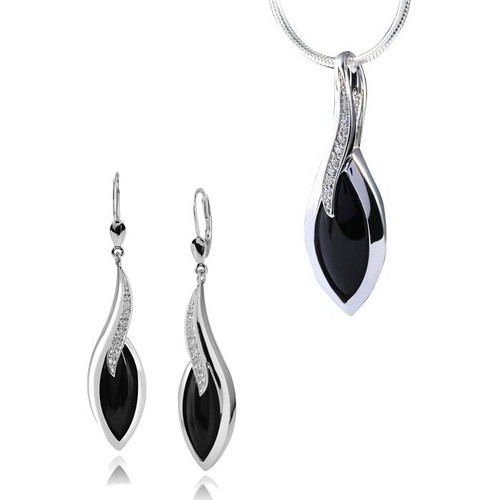 Materia onyx schmuckset kette - materia,