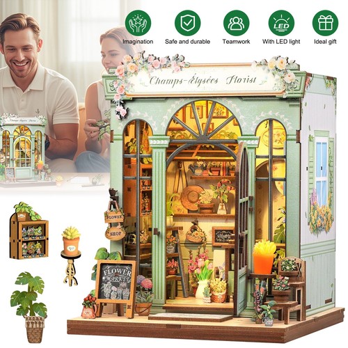 Book nook puzzle puppenhaus - book, puzzle–